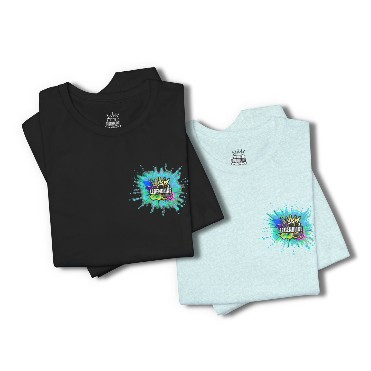 Adult Unisex Soccer T-Shirt: Paint Splash Soccer