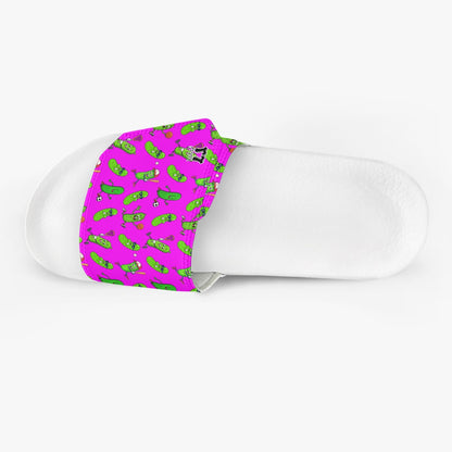 Women's Pink Pickle Sports Slides, Athletic Sandals