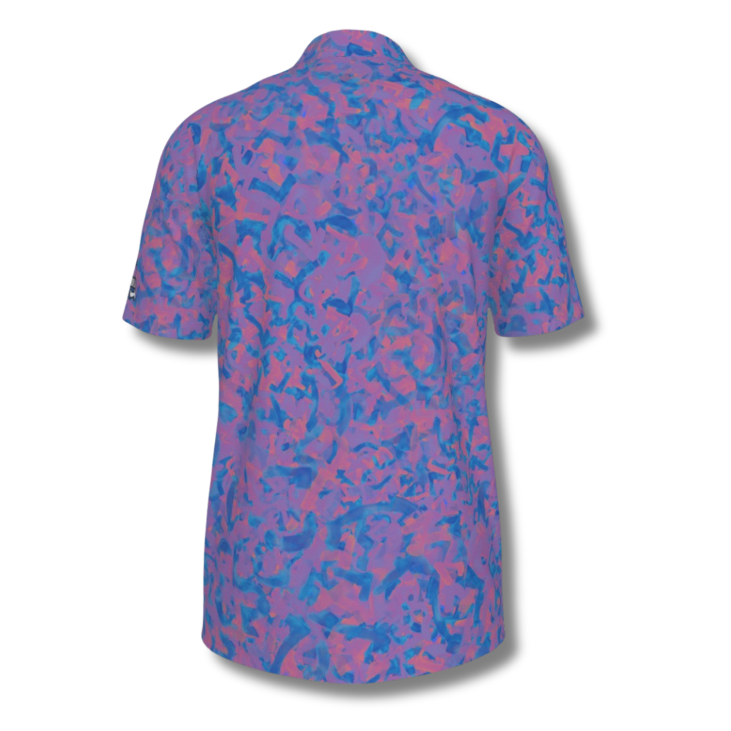 Men's Kaleidoscope Pattern UV Protection Polo Shirt