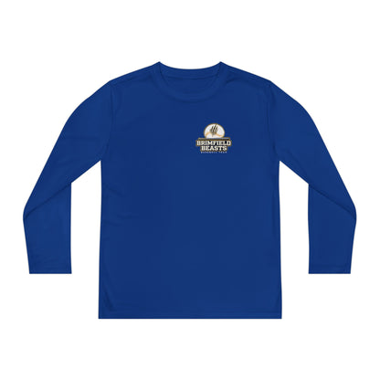 Youth Brimfield Beasts Baseball Sport-Tek Long Sleeve Competitor Tee - Non-Personalized