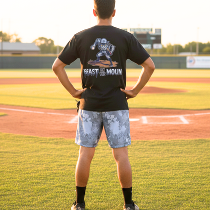 Adult "Beast on the Mound" Pitchers Mesh Shorts (with inner liner)