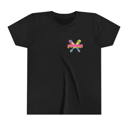 Kids Baseball Softball T-Shirt Softball Ice Cream Design