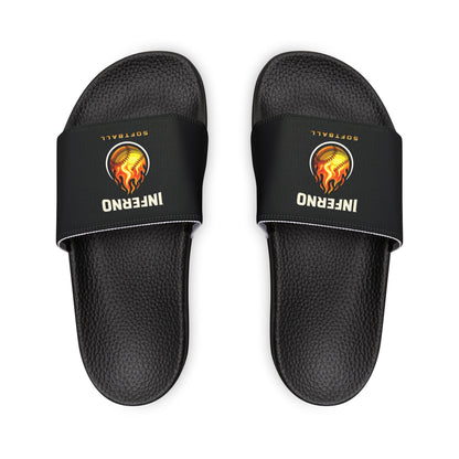 Youth Brimfield Inferno Softball Removable Strap Slides - Not Personalized