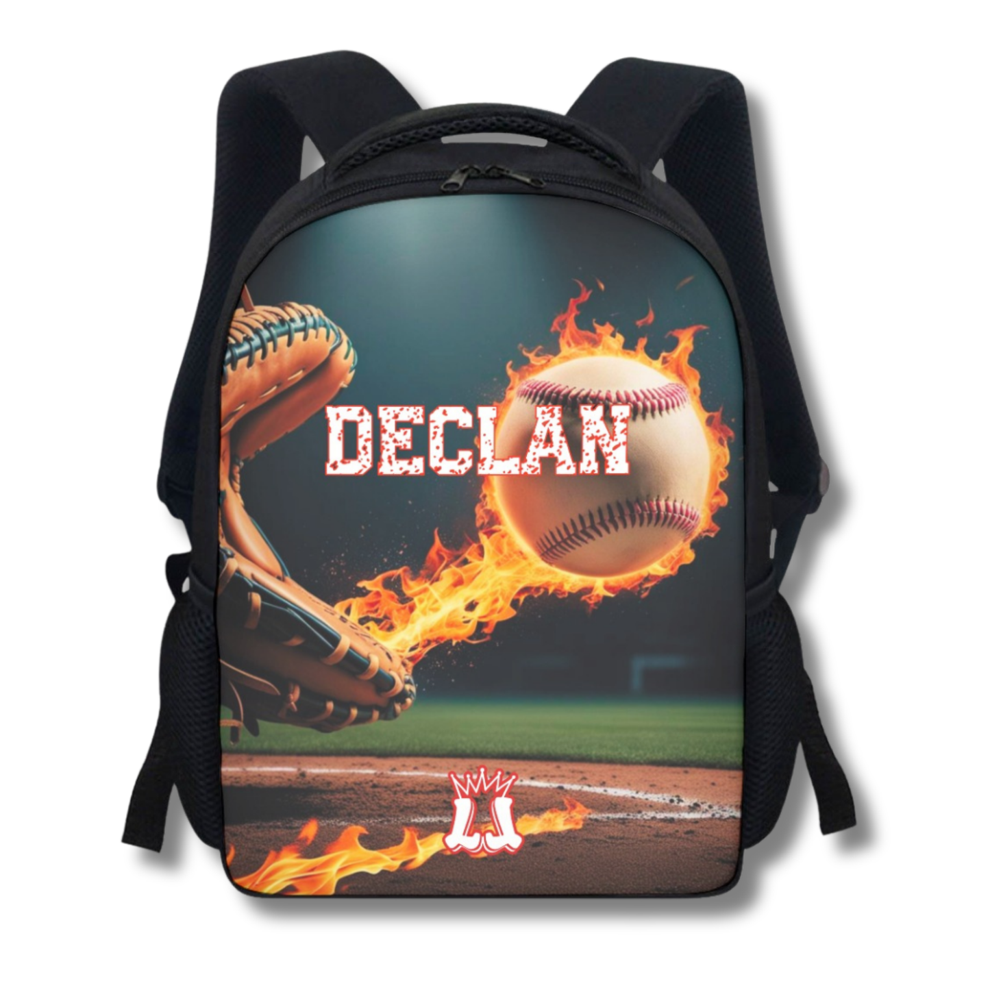 Custom Baseball Backpack, Personalized Name Sports Bag