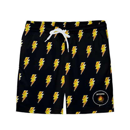 Youth Brimfield Inferno Lightning Bolt Mesh Shorts