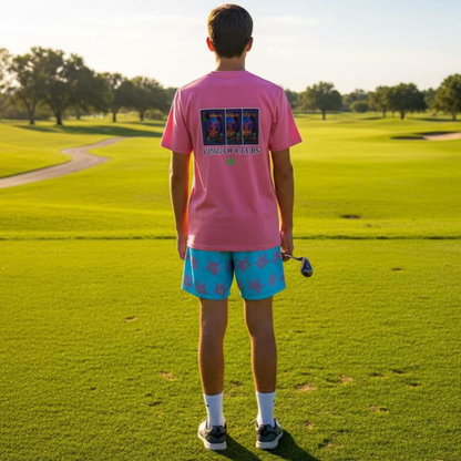 Adult Unisex Turquoise Crown Mesh Sports Shorts