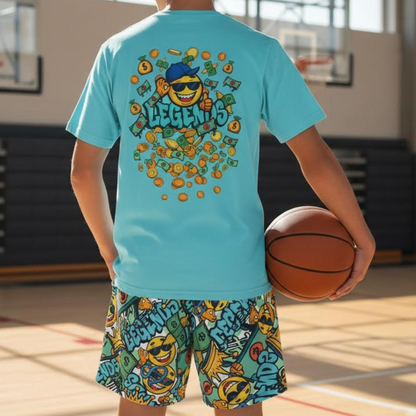 Legends Crown Graffiti All Sports Shorts