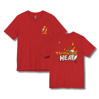 Youth "Throwing Heat" Baseball Tee