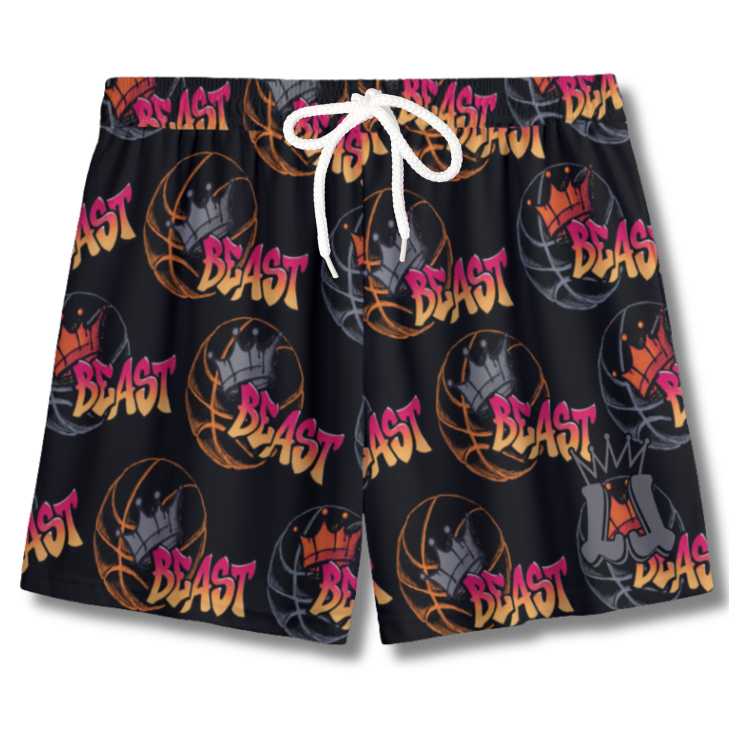 Youth Beast-Mode Basketball Mesh Shorts