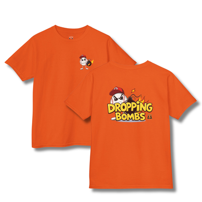 Youth "Dropping Bombs" Baseball Humor Tee