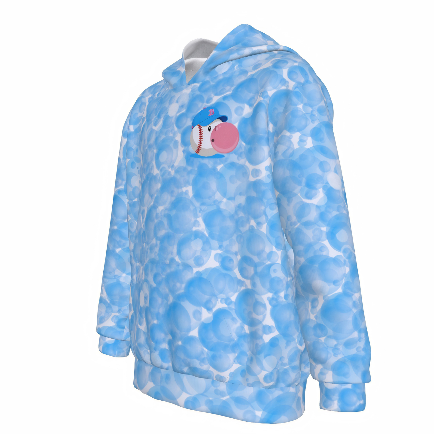 Youth Baseball Bubblegum Vibes Hoodie