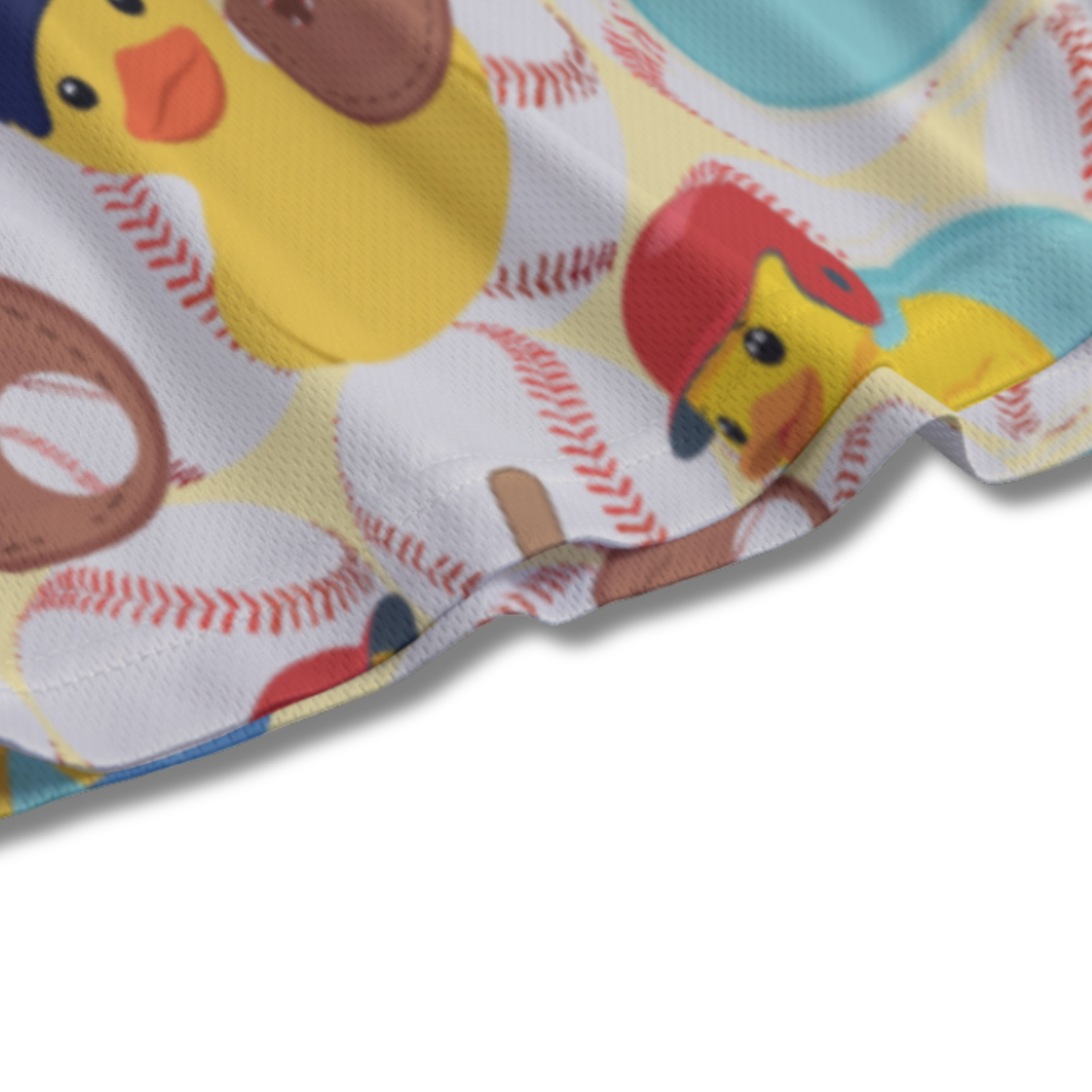 Youth Baseball Humor Mesh Shorts - "Ducks on the Pond" Edition
