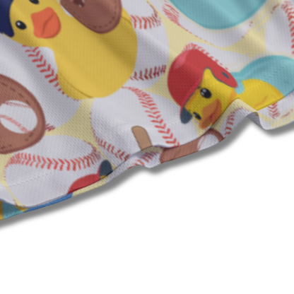 Youth Baseball Humor Mesh Shorts - "Ducks on the Pond" Edition