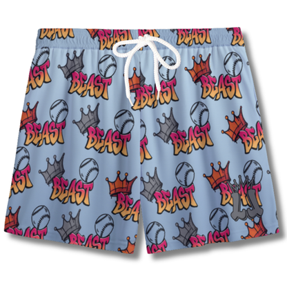 Youth Beast Mode Baseball Mesh Shorts