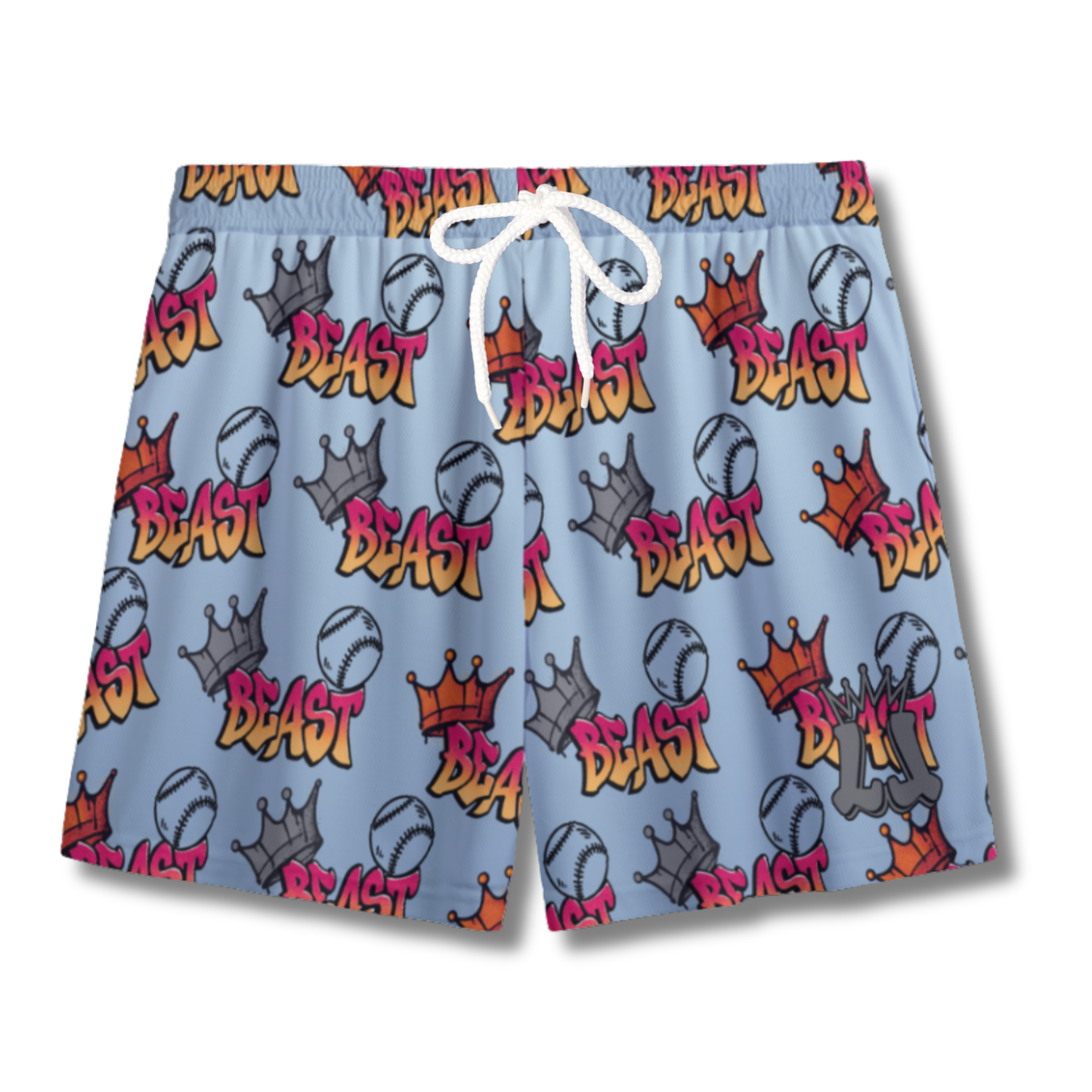 Youth Beast Mode Baseball Mesh Shorts