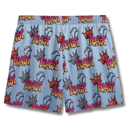 Youth Beast Mode Baseball Mesh Shorts