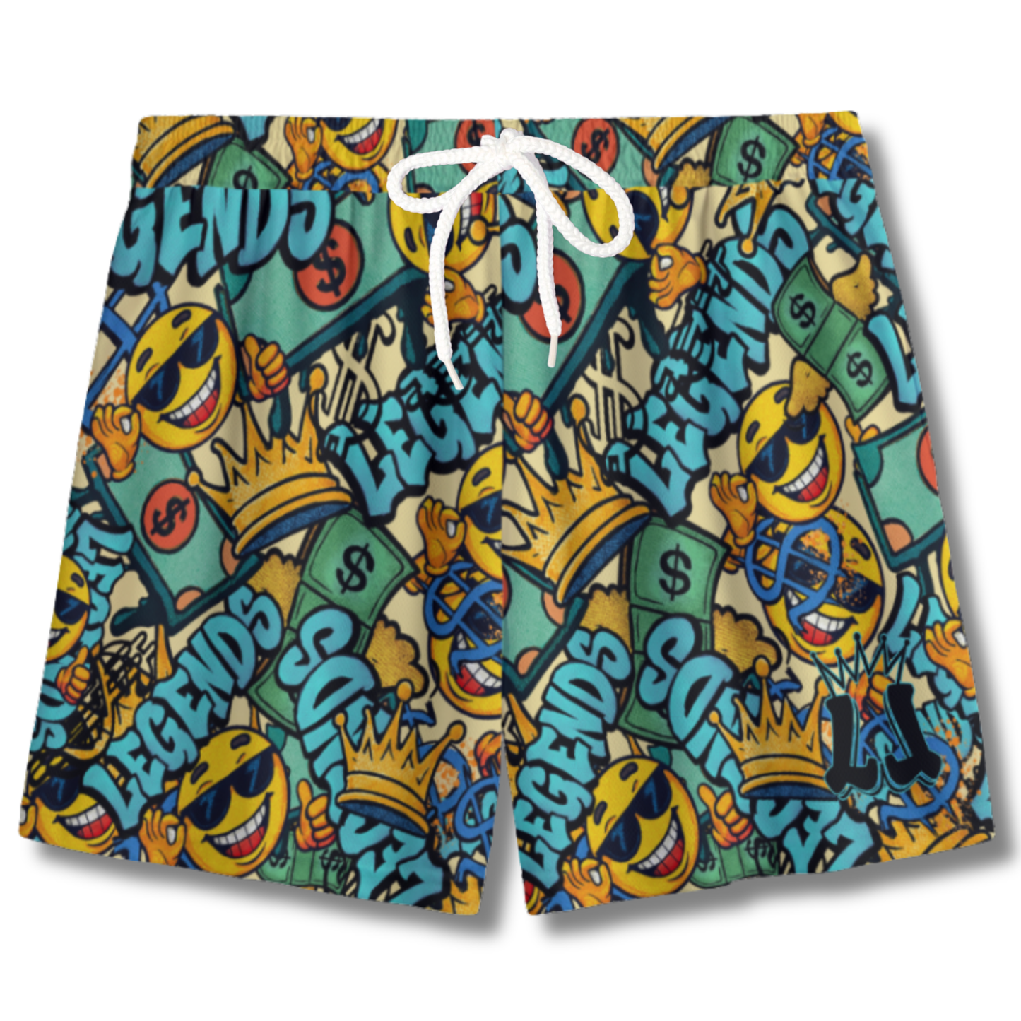 Youth Mesh Shorts - Legends Cash Money Edition