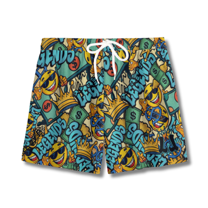 Youth Mesh Shorts - Legends Cash Money Edition
