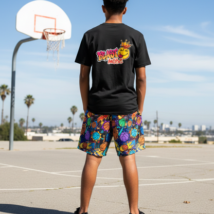 Unisex Mesh Basketball Shorts, Pop Art Design