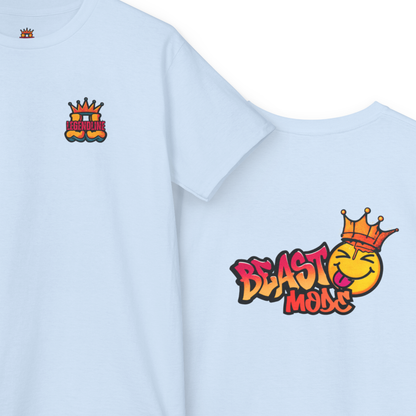 Youth Unisex Beast Mode Sports T-Shirt, Funny Graffiti Design