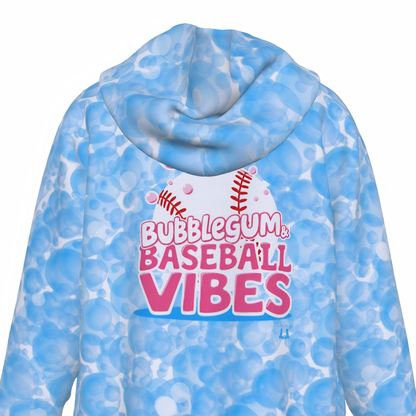 Youth Baseball Bubblegum Vibes Hoodie