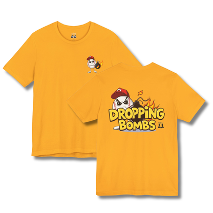 Adult "Dropping Bombs" Baseball Humor Tee