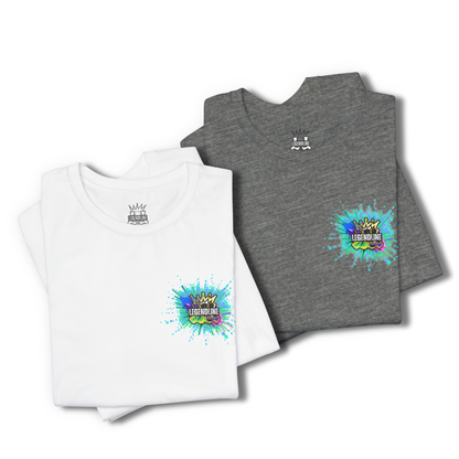 Adult Unisex Soccer T-Shirt: Paint Splash Soccer