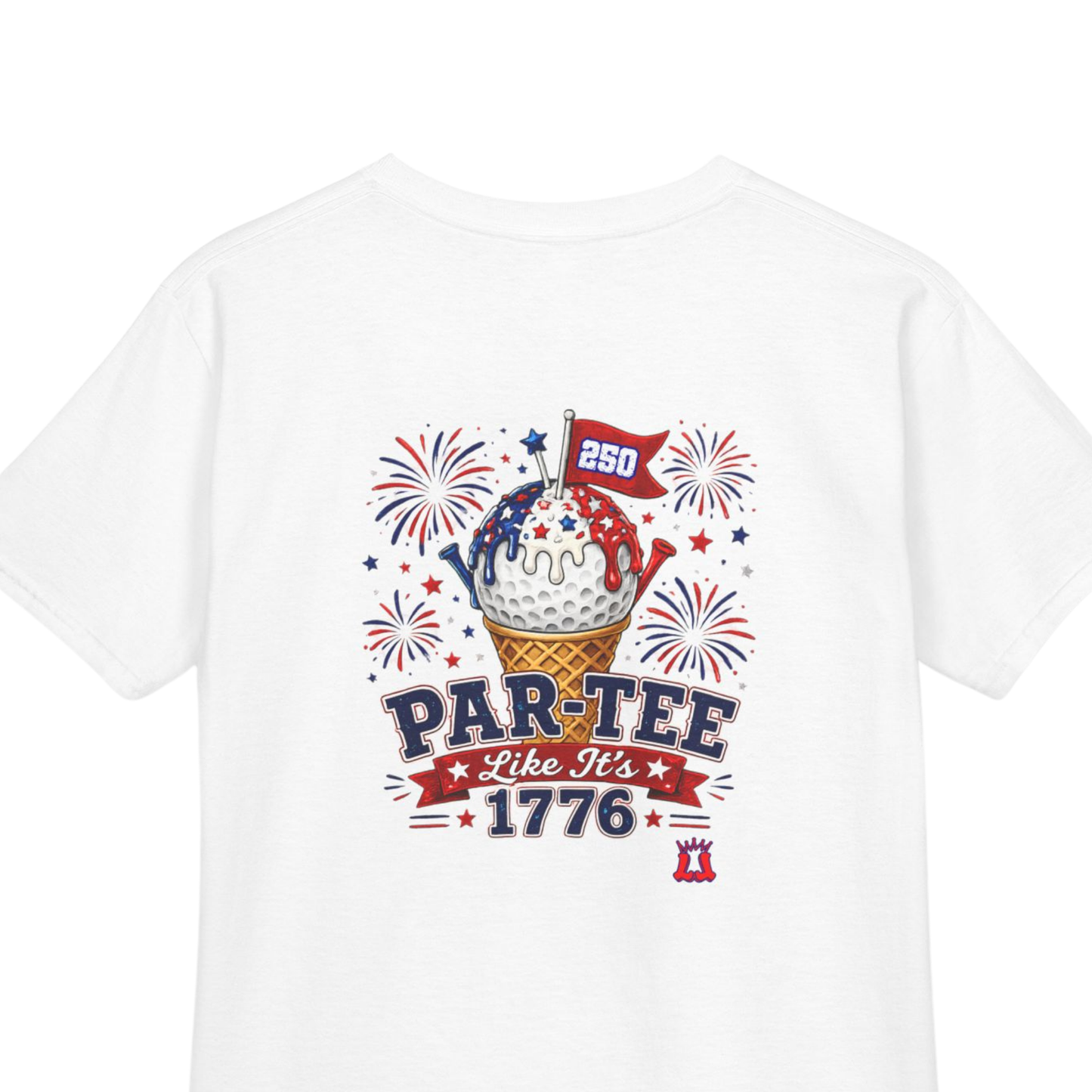 Kids Patriotic Golf T-Shirt Par-Tee Like It's 1776