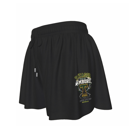 Girls TRYLax Jamboree 2026 Butterfly Shorts-Black