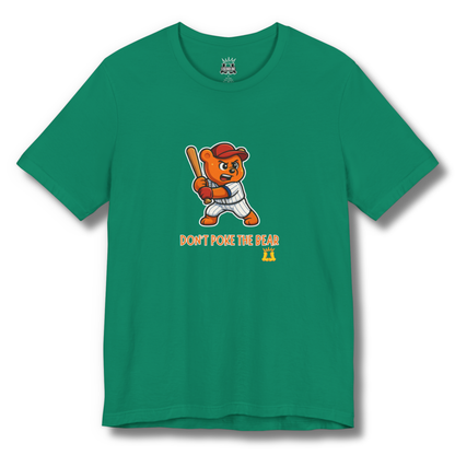 Adult Unisex Baseball T-Shirt, Don't Poke the Gummy Bear
