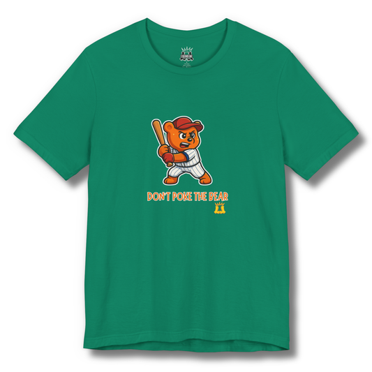 Adult Unisex Baseball T-Shirt, Don't Poke the Gummy Bear