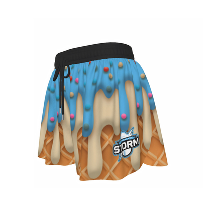 Women's Sturbridge Storm Ice Cream Drip Butterfly Shorts