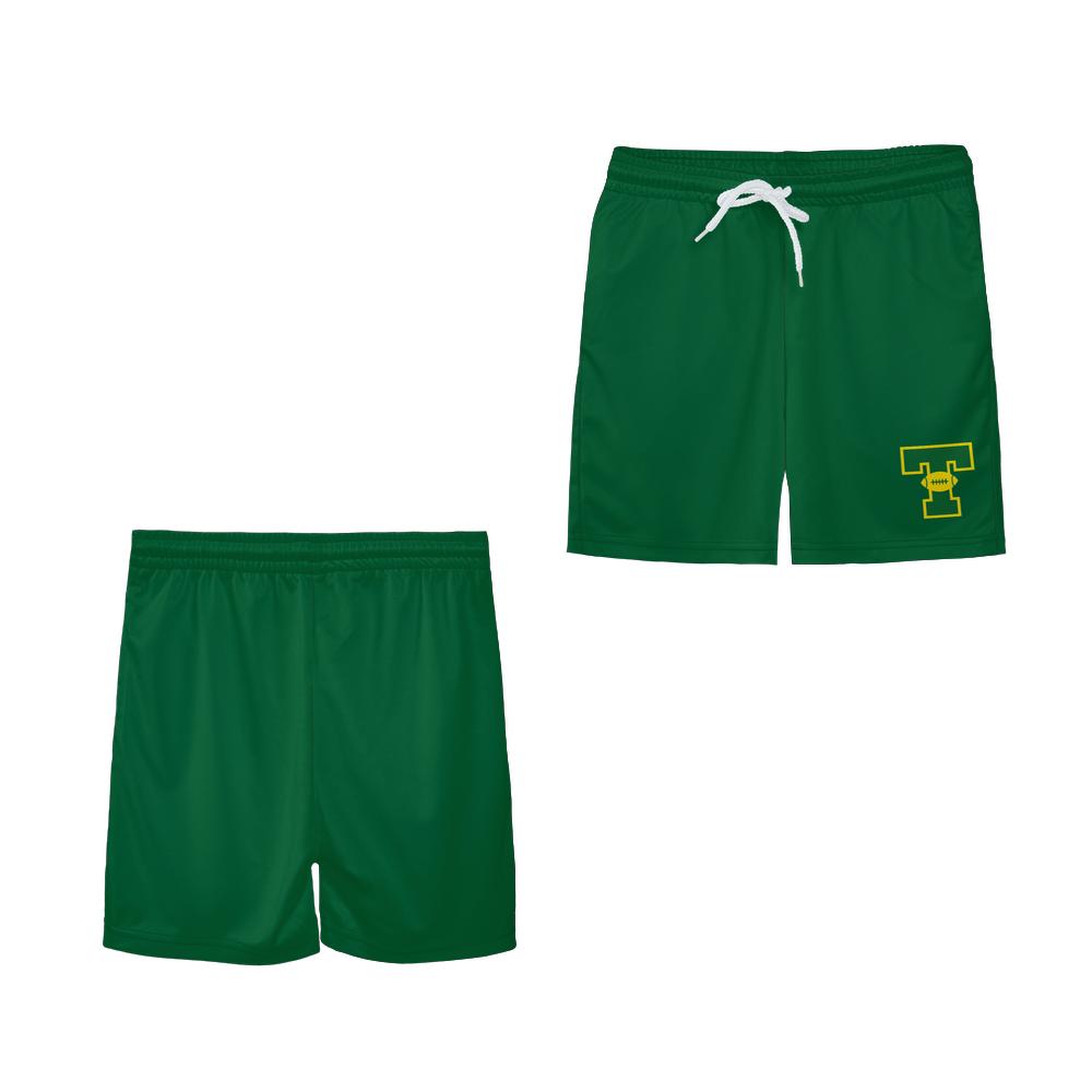 Youth Tantasqua Youth Football Mesh Shorts - Green Edition