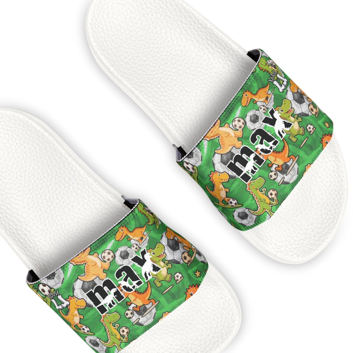 Personalized Youth Dinosaur Soccer Slides