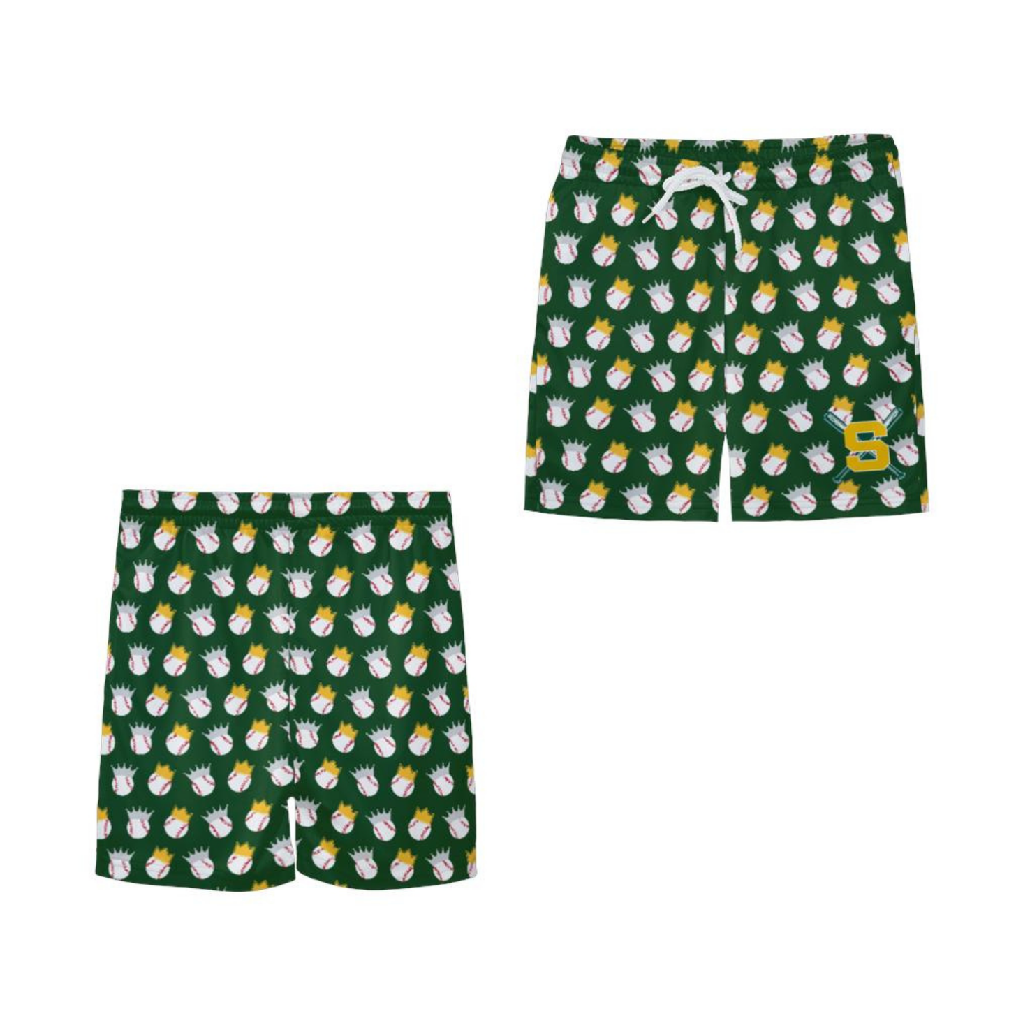 Youth Sturbridge Little League Baseball Shorts - Baseball Crowns Edition