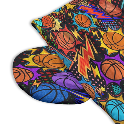 Unisex Mesh Basketball Shorts, Pop Art Design