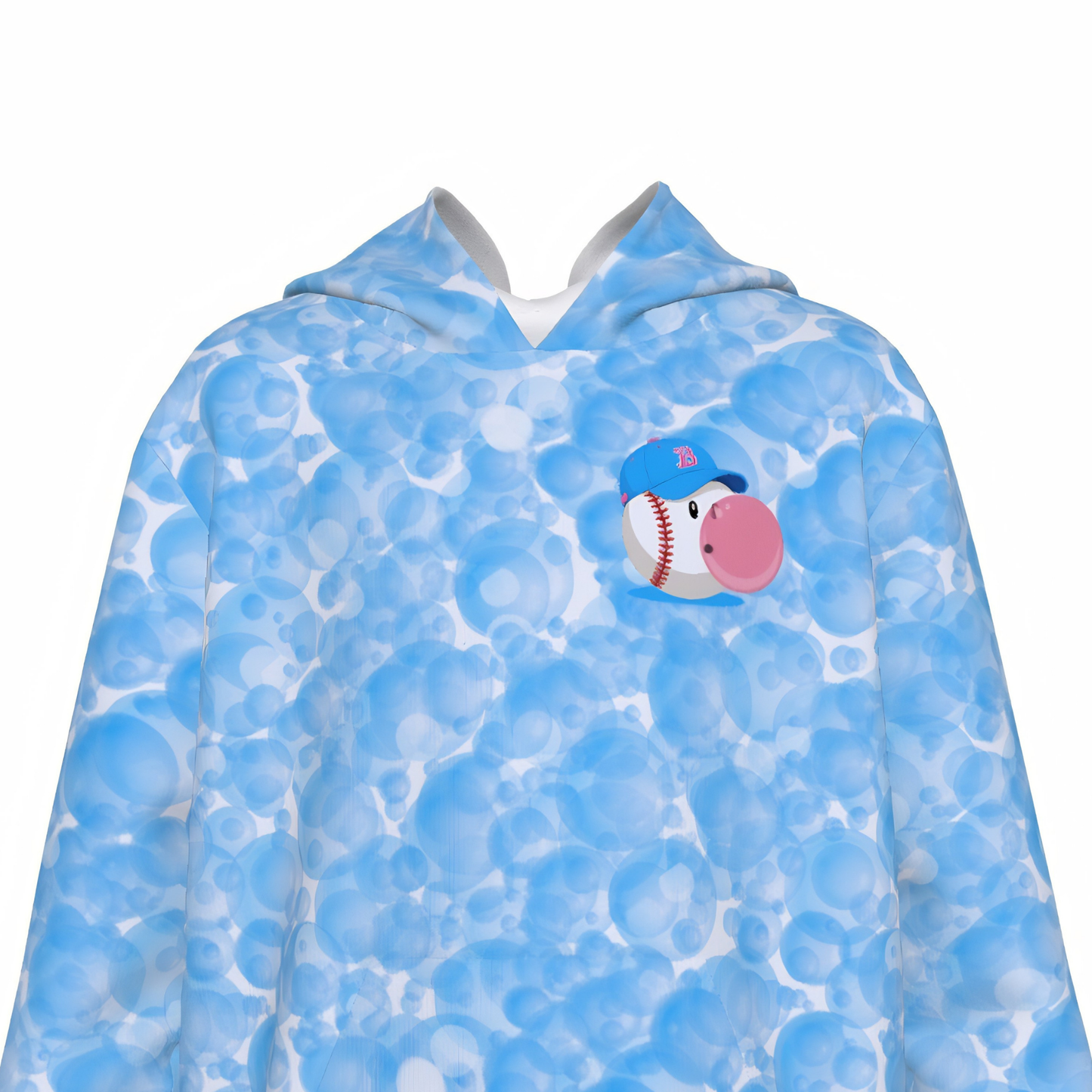 Youth Baseball Bubblegum Vibes Hoodie