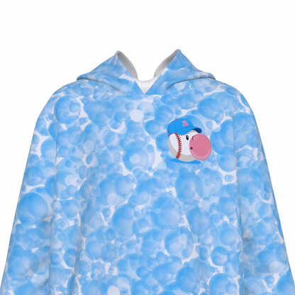 Youth Baseball Bubblegum Vibes Hoodie