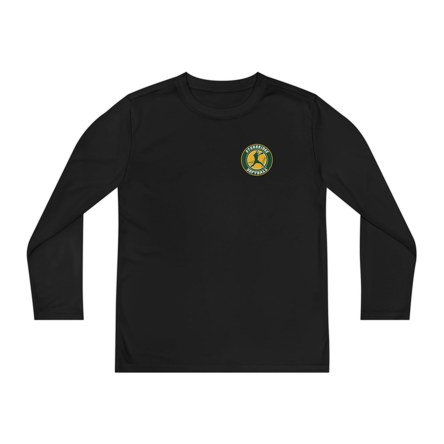 Youth Sturbridge Softball Sport-Tek YST350LS Long Sleeve Competitor Tee (Non-Personalized)