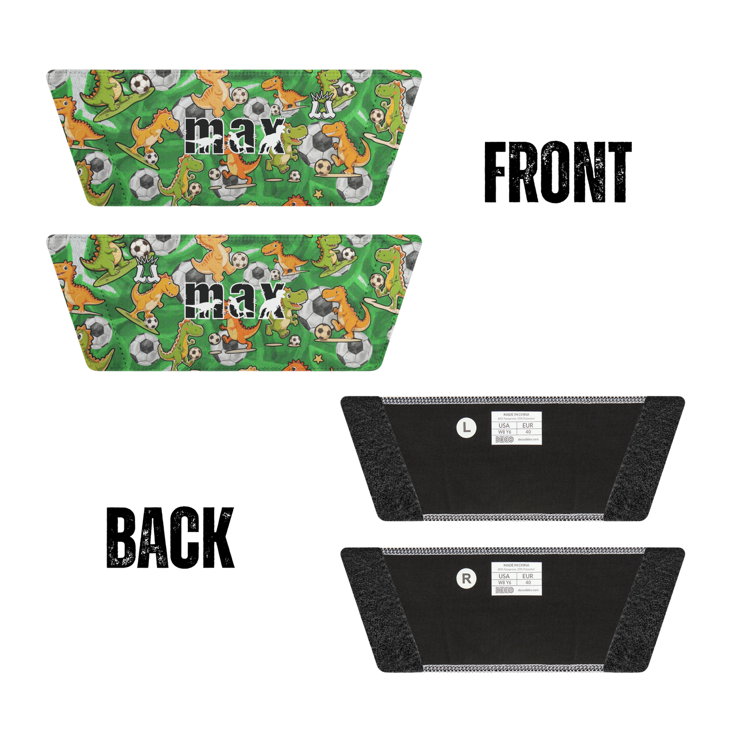 Personalized Youth Dinosaur Soccer Slides