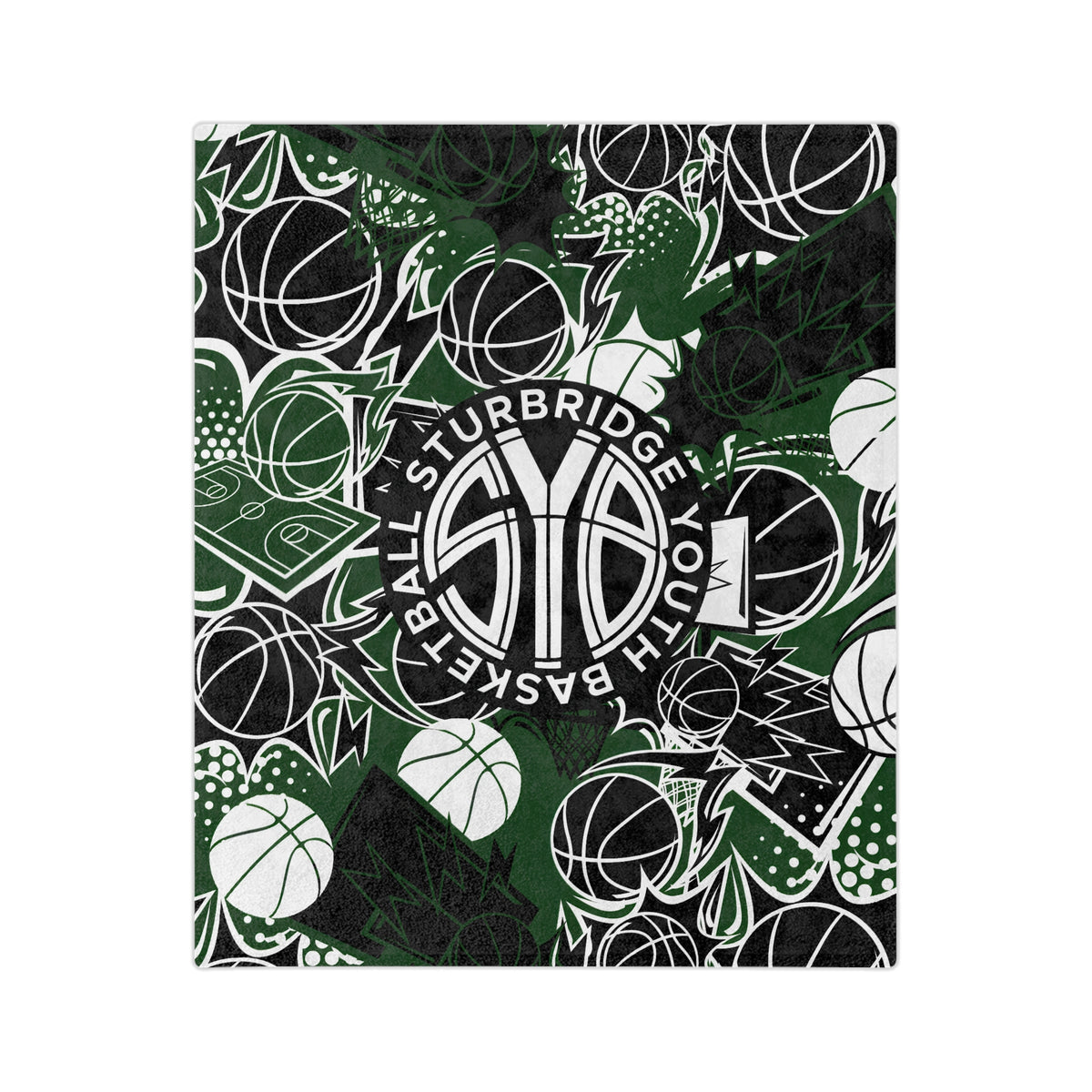 Sturbridge Youth Basketball Super Soft Blanket - Design 1