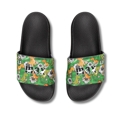 Personalized Youth Dinosaur Soccer Slides