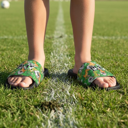 Personalized Youth Dinosaur Soccer Slides
