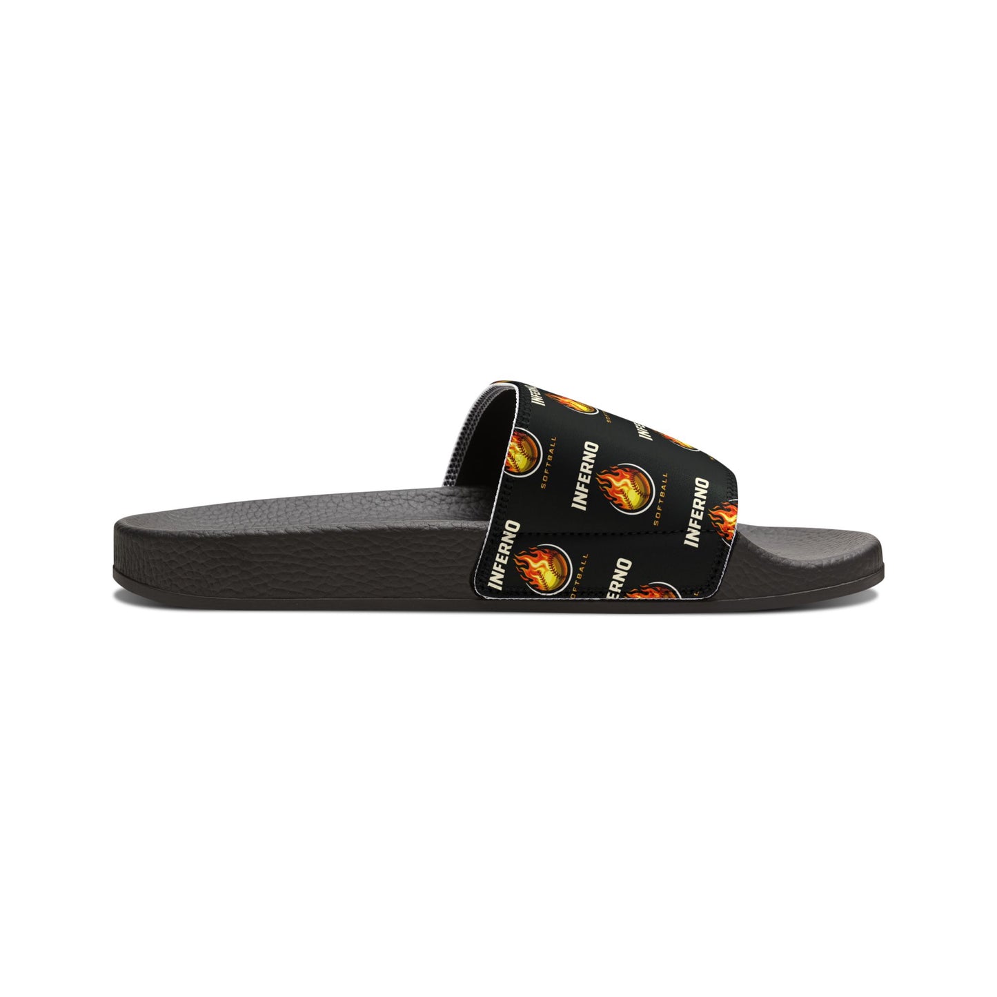 Youth Brimfield Inferno Softball Removable Strap Deco Brand Slides