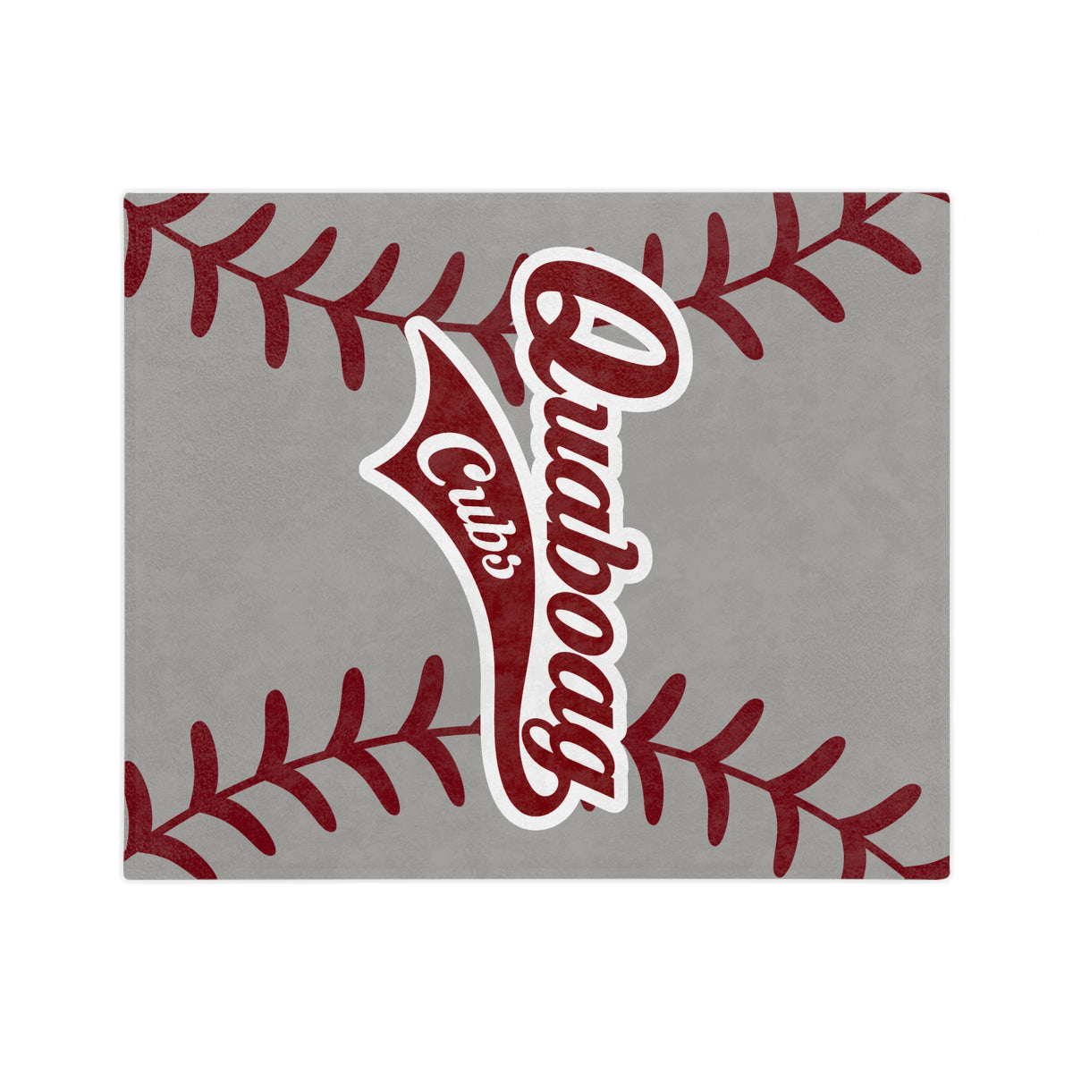 Quaboag Cubs Baseball Minky Plush Blanket