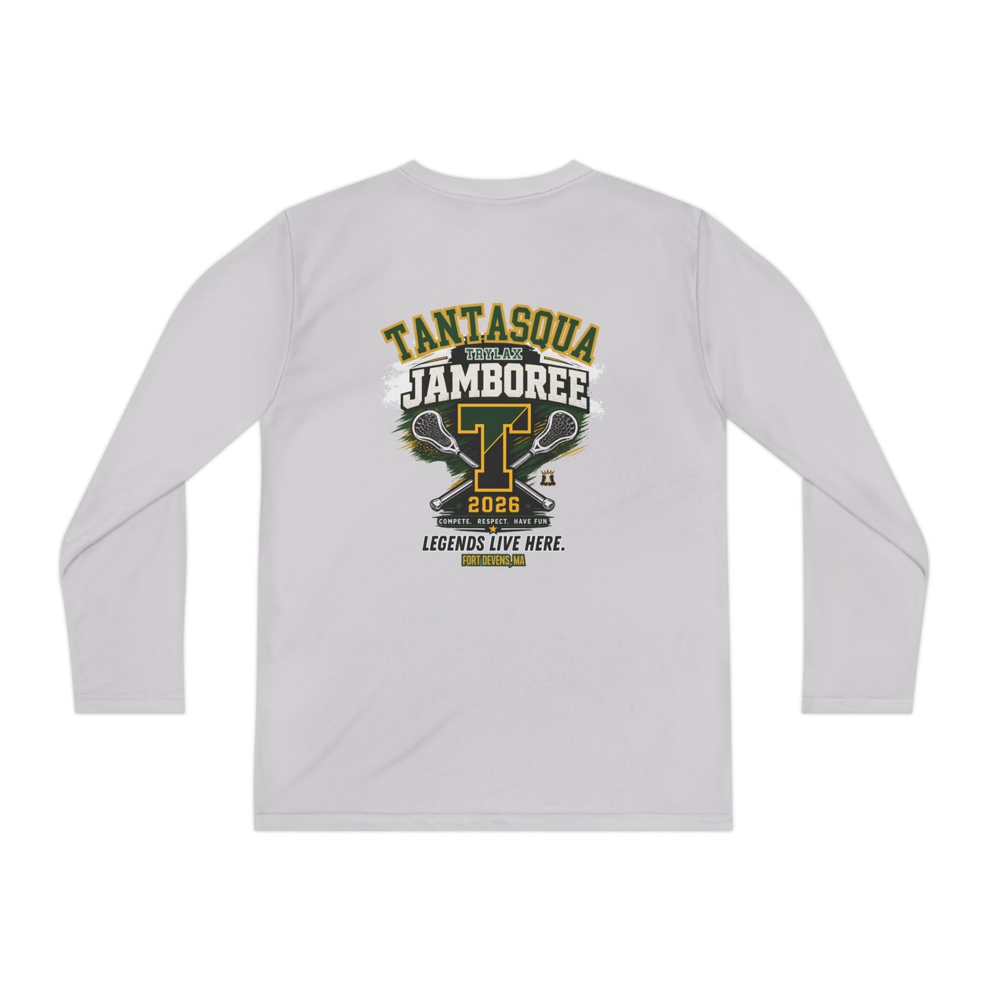 Youth Long Sleeve Tantasqua Jamboree 2026 Performance Sport Tek T-Shirt