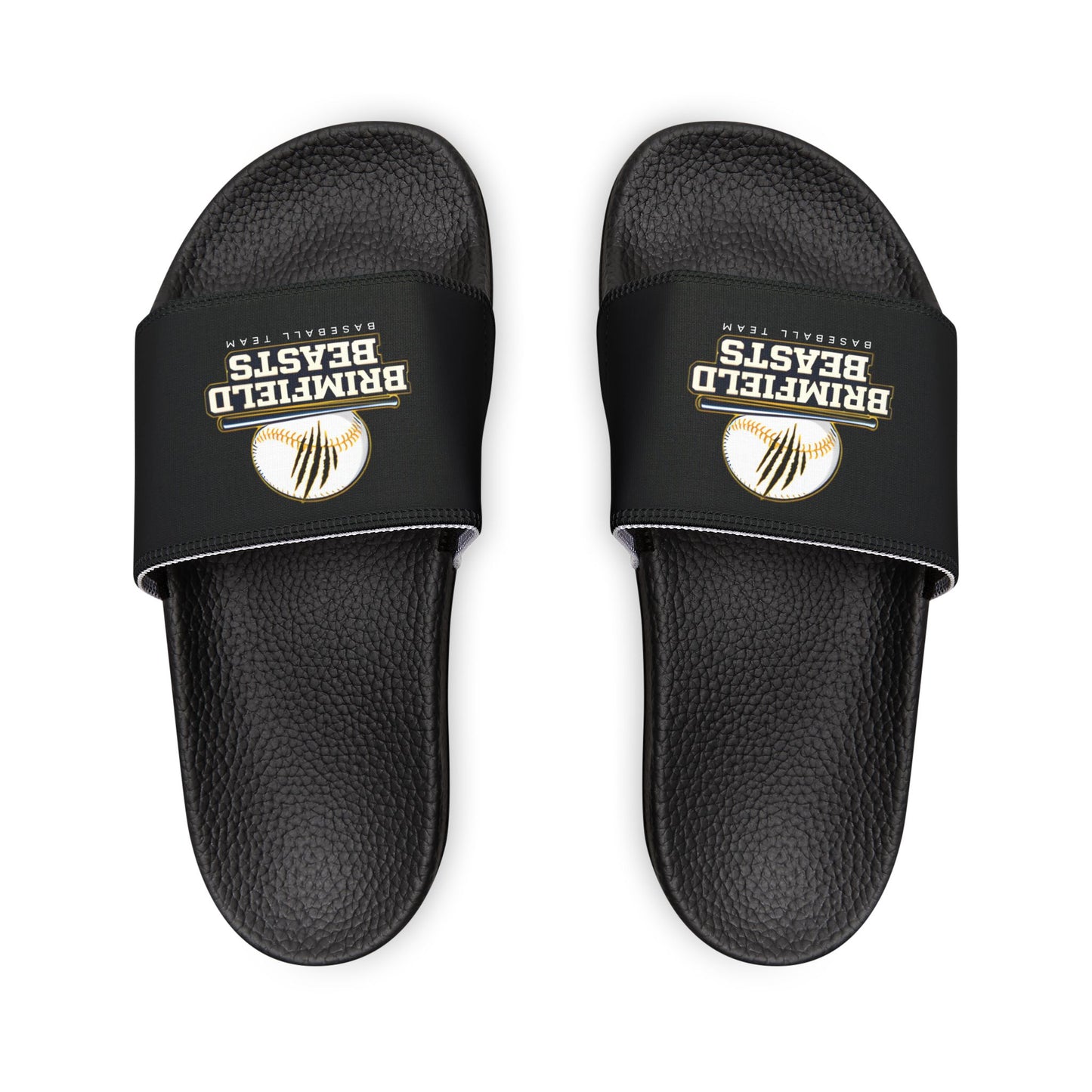 Men's Brimfield Beasts Baseball Deco Brand Slides - Personalized
