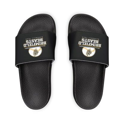 Men's Brimfield Beasts Baseball Deco Brand Slides - Personalized