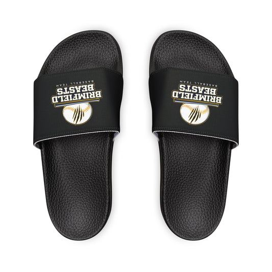 Men's Brimfield Beasts Baseball Deco Brand Slides - Personalized