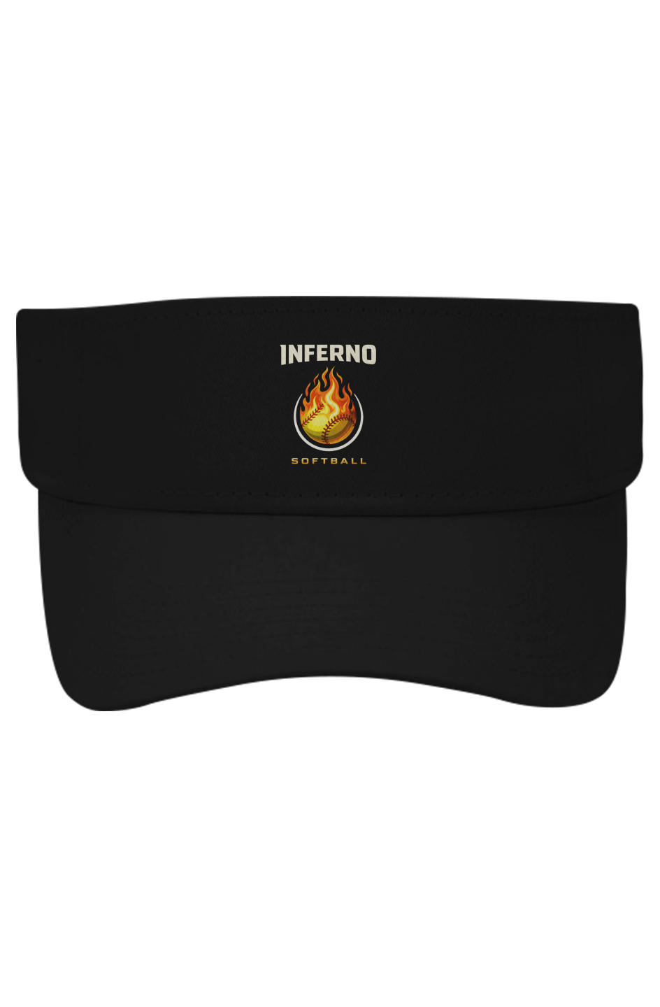 Brimfield Inferno Sun Visor Cap